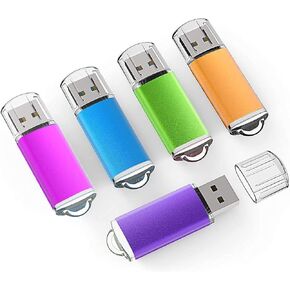 K&ZZ 512MB Flash Drive 50 Pack Bulk USB Drives 512 MB USB 2.0 Thumb Drives Swivel Memory Stick 50PCS Jump Drive USB Storage, Black