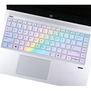 غطاء لوحة المفاتيح لجهاز HP Elitebook 840 G5 G6 14 بوصة، HP Elitebook 745 G5 G6 14 بوصة وHP ZBook 14U G5 ملحقات حماية غطاء لوحة المفاتيح، قوس قزح ملون (لا يناسب EliteBook 840 845 G7 G8) in Kuwait