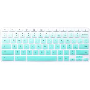 Keyboard Skin Compatible with Acer Chromebook Premium R11 11.6 CB5-132T CB3-132 CB3-131, Acer Chromebook R 13 CB5-312T, Acer Chromebook 14 CB3-431 CP5-471, Acer Chromebook 15 CB3-531 (Ombre Mint) in Kuwait