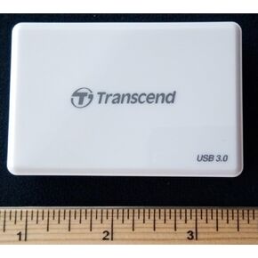Transcend USB 3.0 Super Speed Multi-Card Reader for SD/SDHC/SDXC/MS/CF Cards (TS-RDF8W)