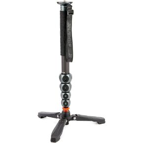 3 Legged Thing Legends Alana Carbon Fibre Monopod Kit - Travel-Friendly Camera Monopod for Professional Photographers & Videographers (ALANAKITDARK)