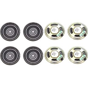 uxcell 8Pcs 0.5 W 32 Ohm DIY Magnetic Speaker 40mm Replacement Loudspeaker | Round-shape, for DVD/EVD in Saudi Arabia