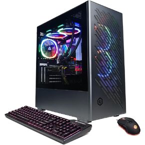 كمبيوتر ألعاب CyberpowerPC Gamer Xtreme VR، Intel Core i7-14700KF 3.4 جيجا هرتز، GeForce RTX 4070 Ti 12 جيجا، 32 جيجا DDR5، 2 تيرابايت NVMe SSD، WiFi جاهز ونظام التشغيل Windows 11 Home (GXiVR8680A2) in Saudi Arabia