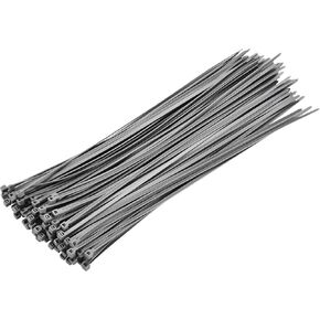 Bolt Dropper Zip Ties Pack of 100-12'' Brown Heavy Duty Cable Ties - 40lb Strength Self-Locking Nylon Wire Ties - Weather-Resistant Zip Tie for Cable Management and Securing Various Items