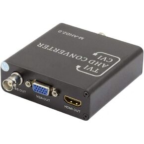 Buy it Now BNC AHD TVI CVI CVBS to HDMI VGA CVBS PAL NTSC Coaxial Video Converter AHD TVI 5MP CVI 2MP for Analog CCTV IP Camera DVR XVR IR LED 720P 1080P in Saudi Arabia