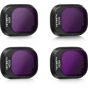 مجموعة فلاتر YETEETH ND لـ DJI Mini 4 Pro، 4 عبوات - (ND8، ND16، ND32، ND64) متوافقة مع ملحقات الطائرة بدون طيار DJI Mini 4 Pro in Kuwait