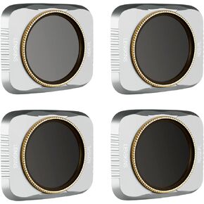 LENSKINS 4-Pack ND/CPL Filters Set for DJI Air 2S Drone, ND4/CPL, ND8/CPL, ND16/CPL, ND32/CPL Filters Compatible with DJI Air 2S, Neutral Density & Polarizer Filter Kits Lens Protector for AIR 2S