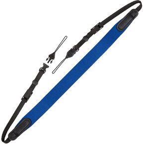 OP/TECH USA Bin/Op Neoprene Quick Release Camera Strap – Adjustable Neck or Shoulder Strap for Small Cameras, Binoculars, and Vintage Film Cameras - QD (Forest) - Made in USA in Kuwait