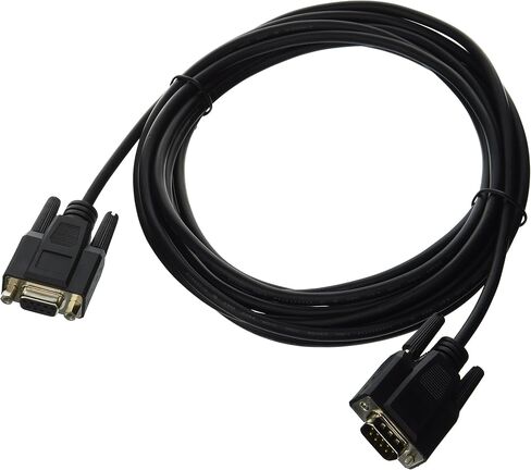 C2G / Cables To Go C2G 52032 DB9 M/F Serial RS232 Extension Cable, Black (15 Feet, 4.57 Meters) in Saudi Arabia