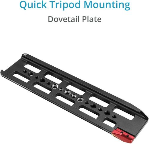 قفص كاميرا CAMTREE Blackmagic Ursa Mini CNC لحامل حامل ثلاثي القوائم ، وسادة كتف مريحة مع قضبان سكك، Rosette ARM لالتقاط فيديو سلس (CHBMUMC) in Kuwait