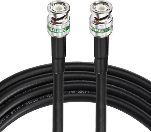 كابل Superbat 12G SDI بطول 10 أقدام، كابل فيديو 4K UHD SDI كابل 75ohm BNC يدعم نقل 6G 12Gbit/s و4K 60 إطارًا في الثانية، لكاميرا أمان الفيديو، محول SDI in Kuwait