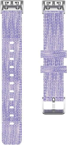 FitTurn Woven Nylon Strap Compatible with Garmin Forerunner 35/ Forerunner 30 Replacement Band with Adjustable Strap Watch Band Fitness Strap Bracelet Wristband for Forerunner 35/30 watch in Kuwait