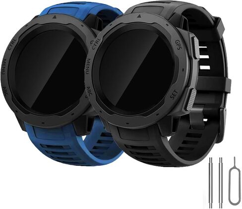 BaayCerrie لاستبدال أحزمة ساعة Garmin Instinct، حزام سيليكون ناعم متوافق مع Garmin Instinct 2/ Solar/Tactical in Kuwait