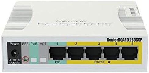Mikrotik RB260GSP 5 Gigabit Ethernet Ports and One SFP Cage in Saudi Arabia