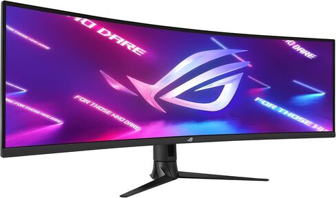 ASUS ROG Strix 49" Ultra-wide Curved HDR Gaming Monitor (XG49WCR) - Dual QHD 32:9 (5120 x 1440), 165Hz, Extreme Low Motion Blur Sync, USB-C, RJ45, DisplayHDR400, 90% DCI-P3, Dual Input-KVM Switch in Saudi Arabia
