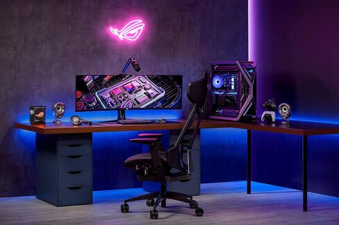 ASUS ROG Strix 49" Ultra-wide Curved HDR Gaming Monitor (XG49WCR) - Dual QHD 32:9 (5120 x 1440), 165Hz, Extreme Low Motion Blur Sync, USB-C, RJ45, DisplayHDR400, 90% DCI-P3, Dual Input-KVM Switch in Saudi Arabia