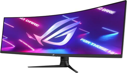 ASUS ROG Strix 49" Ultra-wide Curved HDR Gaming Monitor (XG49WCR) - Dual QHD 32:9 (5120 x 1440), 165Hz, Extreme Low Motion Blur Sync, USB-C, RJ45, DisplayHDR400, 90% DCI-P3, Dual Input-KVM Switch in Saudi Arabia