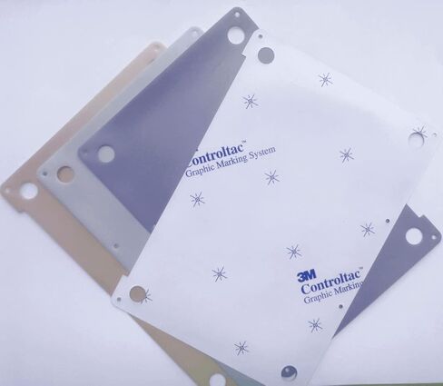 ستيكر لاصق من الفينيل لكامل الهيكل متوافق مع ابل ماك بوك 3 ام 6 في 1 غطاء حماية غير مرئي للكيبورد (ماك بوك برو 16 A2485 M1 ماكس (2021)، رمادي سبيس in Kuwait