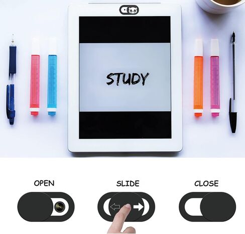 AllureEyes Webcam Cover Slide 8 Pack, Camera Privacy Protector Fit for Computer Desktop PC Laptop Tablet Smart Phone, Ultra Thin Web Cam Camera Privacy Covers Protection Sticker in Kuwait