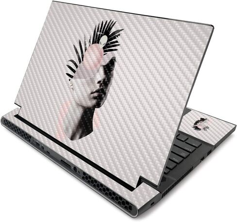 غلاف MightySkins من ألياف الكربون لجهاز Alienware m17 R2 (2019) - ساحر | لمسة نهائية واقية ومتينة من ألياف الكربون | سهل التطبيق والإزالة وتغيير الأنماط | صنع في الولايات المتحدة الأمريكية in Kuwait