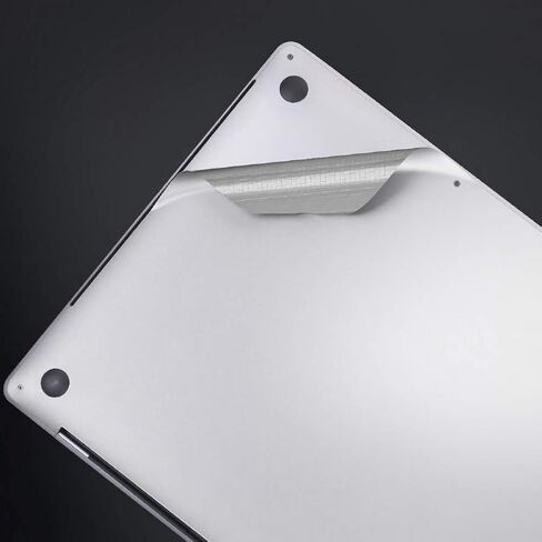 تريبونز ملصق حماية كامل من الفينيل متوافق مع ابل ماك بوك 3 ام 6 في 1 غطاء حماية غير مرئي للكيبورد (لجهاز ماك بوك برو 13 بوصة A2289 (2020)، فضي) in Kuwait