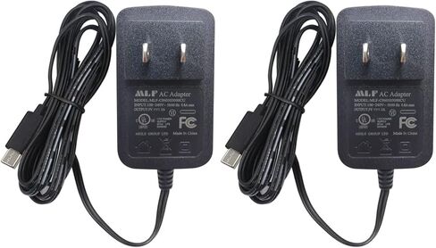 Security-01 2-Pack AC to DC 5V 3A Power Supply Adapter,Plug USB C Type-C,UL Listed FCC in Kuwait
