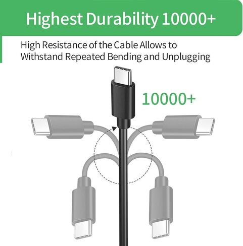 Security-01 2-Pack AC to DC 5V 3A Power Supply Adapter,Plug USB C Type-C,UL Listed FCC in Kuwait