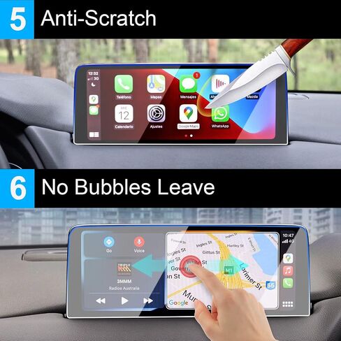 TTCR-II Compatible with Mazda CX-50 Screen Protector 2023 2024 2025 2026, for Mazda CX-50 Screen Protector Mazda CX-90 10.25-Inch, for 2024-2026 Mazda CX-90 Turbo Preferred/Turbo Select Touchscreen | for Mazda CX-50 Screen Protector Mazda CX-90 10.25-Inch in Kuwait