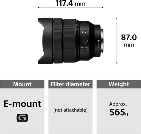 Sony SEL1224G FE 12-24mm F4 G Wide Angle Zoom Lens in Saudi Arabia