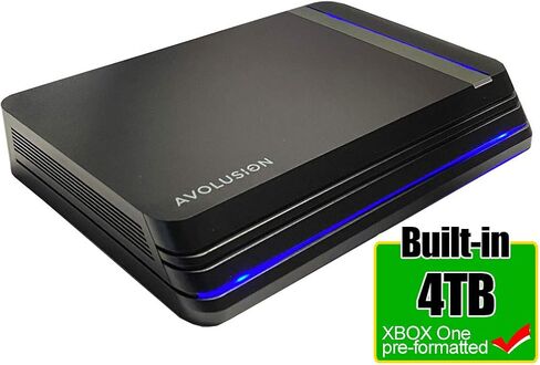 قرص صلب خارجي للألعاب HDDGear Pro X سعة 4 تيرابايت يو اس بي 3.0 من أفولوشن (تم تصميمه مسبقاً لأجهزة إكس بوكس ون إكس وإس، إس وأصلي in Saudi Arabia