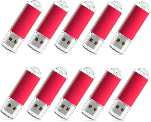 RAOYI 10 Pack 1GB 1G USB Flash Drive USB 2.0 Memory Stick Bulk Thumb Drive Pen Drive Blue in Kuwait