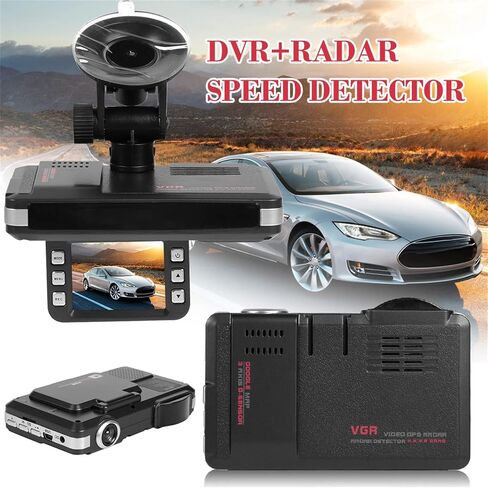 كاميرا داش 2.0 بوصة، 2 في 1 كاميرا DVR للسيارة، كاميرا لوحة القيادة، كاشف رادار صوتي، 1080 بيكسل، رؤية ليلية، مستشعر G، 16 جيجابايت in Saudi Arabia