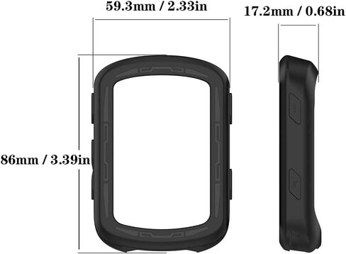 Screen Protector for Garmin Edge 840 Solar/Edge 540 GPS (3+1pack) and Silicone Case Cover,Tempered Glass Film Anti-Scratch High Definition Full Coverage in Kuwait