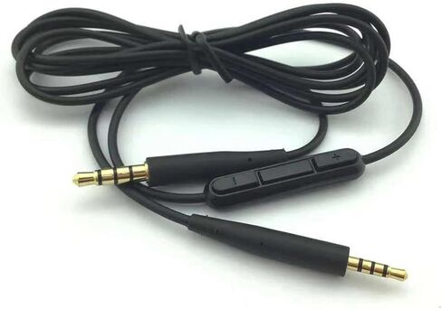 Replacement Audio Cable Extension Cord with Inline Mic Remote Control Compatible with Bose SoundTrue Soundlink Bose Quietcomfort 25 QC25 QC35 QC45 On-Ear 2 OE2 OE2i Headphones in Kuwait