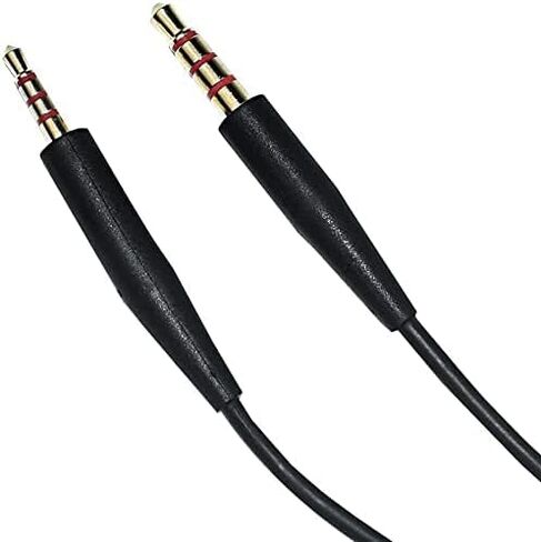 Replacement Audio Cable Extension Cord with Inline Mic Remote Control Compatible with Bose SoundTrue Soundlink Bose Quietcomfort 25 QC25 QC35 QC45 On-Ear 2 OE2 OE2i Headphones in Kuwait