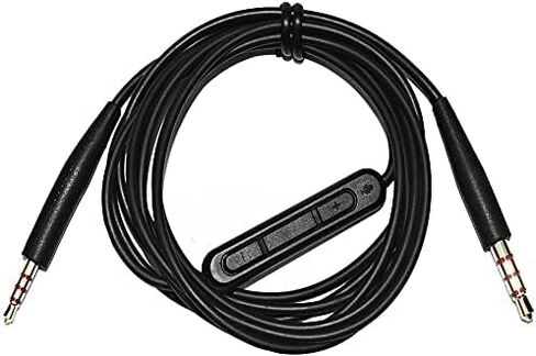 Replacement Audio Cable Extension Cord with Inline Mic Remote Control Compatible with Bose SoundTrue Soundlink Bose Quietcomfort 25 QC25 QC35 QC45 On-Ear 2 OE2 OE2i Headphones in Kuwait