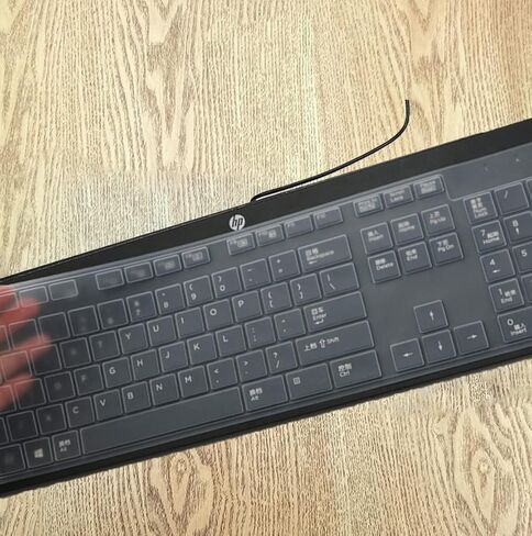 Keyboard Cover Skin for HP USB Slim Business Keyboard KU-1469 SK-2120 803181-001 KPAR211 T4E63AT, HP EliteOne 800 G4 All-in-One Keyboard Protector Accessories, Clear in Kuwait