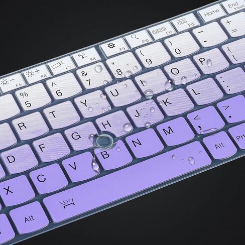 Keyboard Cover for Lenovo Thinkpad X13 & L13 Gen 3 2 1 & L13 Gen 4, Thinkpad X13 Yoga & L13 Yoga Gen 3 2 1 & L13 Yoga Gen 4, ThinkPad X390 X395 Laptop, Thinkpad L13 Gen 4 Keyboard Skin - Gradual Mint in Kuwait