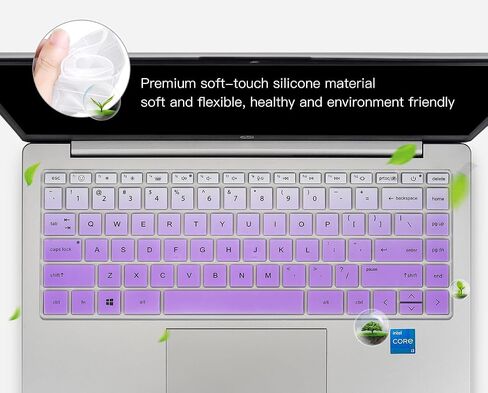 Keyboard Cover for 2023 HP Envy 2-in-1 14" 14t-es000 14-es0013dx 14-es0033dx, HP 14" Laptop 14-ep 14-em 14t-ep000 14z-em000 14-ep000 14-ep0097nr 14-ep0145cl 14-em0047nr Keyboard Skin, Hot Pink in Kuwait