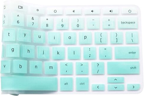 Keyboard Skin Compatible with Acer Chromebook Premium R11 11.6 CB5-132T CB3-132 CB3-131, Acer Chromebook R 13 CB5-312T, Acer Chromebook 14 CP5-471, Acer Chromebook 15 CB3-532 CB5-571 C910 (Ombre Pink in Saudi Arabia