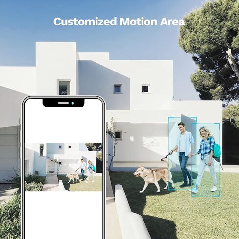 نظام أمان سلكي Lifoarey 1080P، DVR 8CH مع 1 تيرابايت HDD و4 قطع 1080P كاميرا أمان خارجية، رؤية ليلية ملونة، تسجيل 24/7، كشف الحركة، الوصول عن بعد لمراقبة أمن المنزل in Kuwait