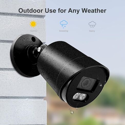 نظام أمان سلكي Lifoarey 1080P، DVR 8CH مع 1 تيرابايت HDD و4 قطع 1080P كاميرا أمان خارجية، رؤية ليلية ملونة، تسجيل 24/7، كشف الحركة، الوصول عن بعد لمراقبة أمن المنزل in Kuwait