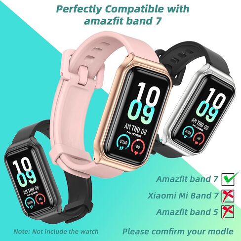 HIZHI Strap for Amazfit Band 7 Breathable Replacement Straps for Amazfit Band 7 Smart WatchBand Correa Wristband Bracelet for Women Men in Saudi Arabia