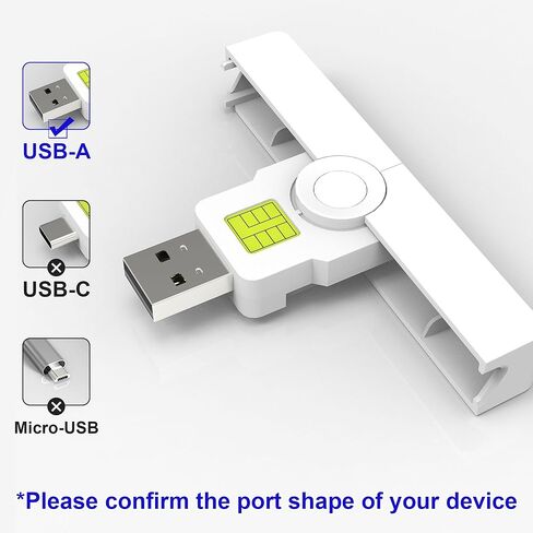 قارئ USB صغير قابل للطي ذكي CAC، USB DOD Military USB وصول مشترك CAC قارئ البطاقة الذكية وقارئ بطاقة PIV/ID CAC، قارئ بطاقة الائتمان متوافق مع نظام التشغيل Windows، Linux in Kuwait
