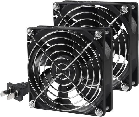 UMLIFE 2PACK 6025 مروحة EC مروحة تبريد بدون فرشاة AC 110V 115V 120V 220V 240V محوري مروحة كروية 60 مم × 25 مم in Kuwait
