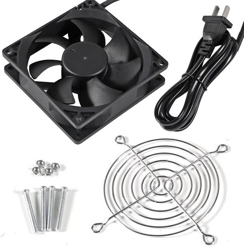 UMLIFE 2PACK 6025 مروحة EC مروحة تبريد بدون فرشاة AC 110V 115V 120V 220V 240V محوري مروحة كروية 60 مم × 25 مم in Kuwait