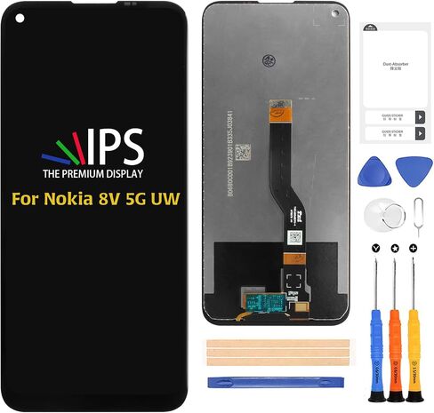 ايه-مايند شاشة LCD بديلة بديلة لشاشة LCD تعمل باللمس مع ادوات لنوكيا 8 فولت 5G UW in Kuwait
