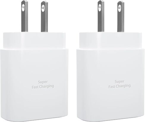 محول طاقة شحن سريع للغاية USB-C من سامسونج، كتلة شاحن PD بقدرة 25 وات in Kuwait