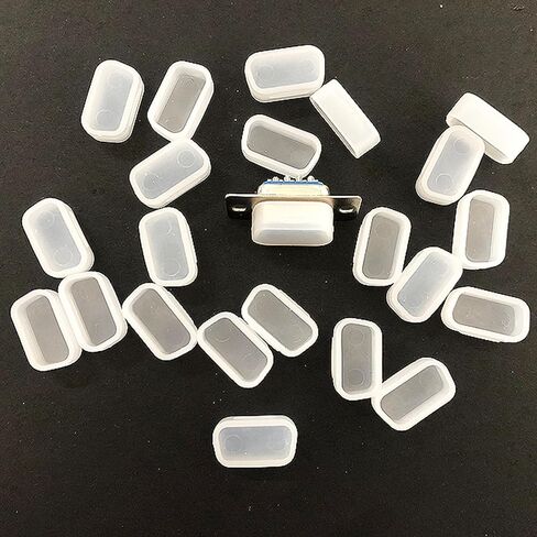 20 قطعة من غطاء منفذ VGA لمنفذ VGA أنثى على الكمبيوتر والكمبيوتر المحمول والكمبيوتر المحمول، وغطاء غطاء غبار لمنفذ VGA وواقي المقابس in Kuwait