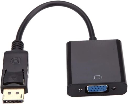 Chenyang CY DP إلى VGA محول، DP DisplayPort ذكر إلى VGA أنثى عرض محول كابل محول in Kuwait